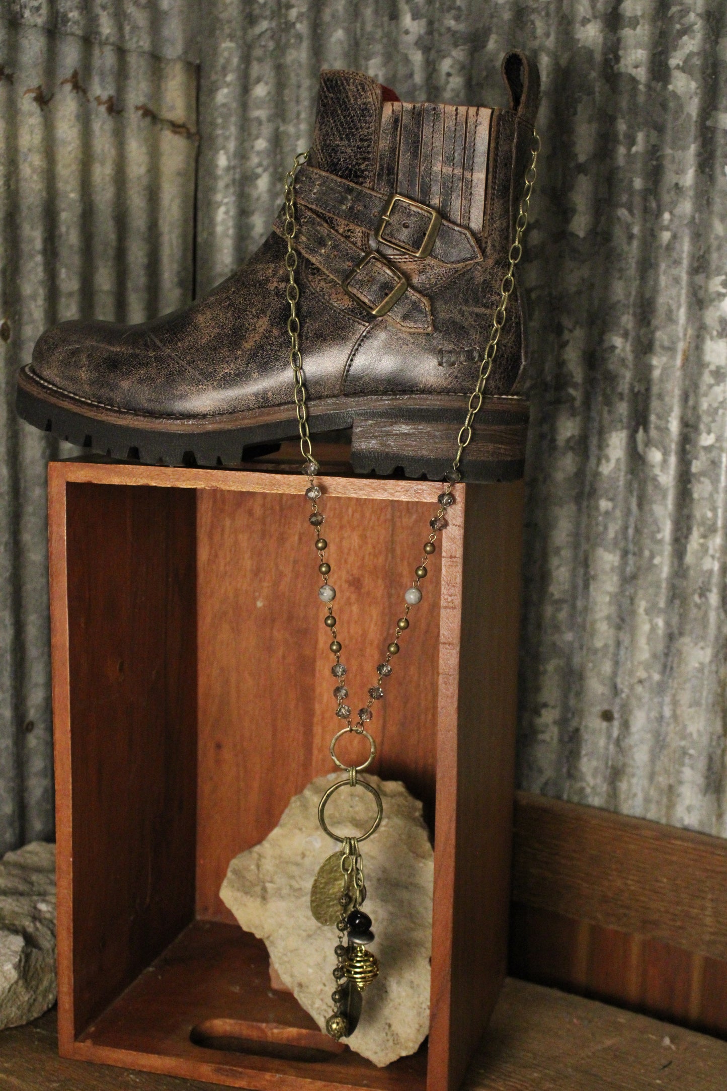 Acacia Feather Necklace