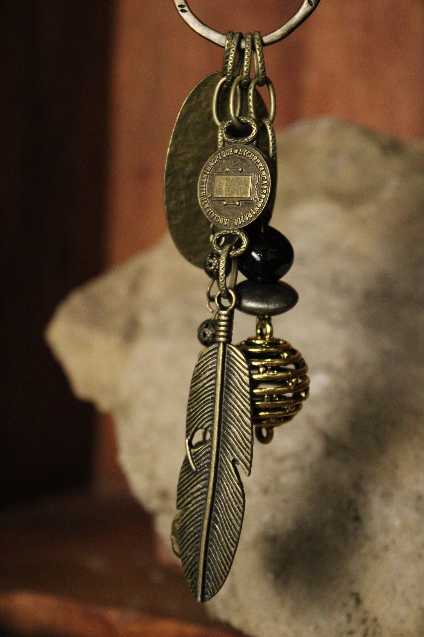 Acacia Feather Necklace