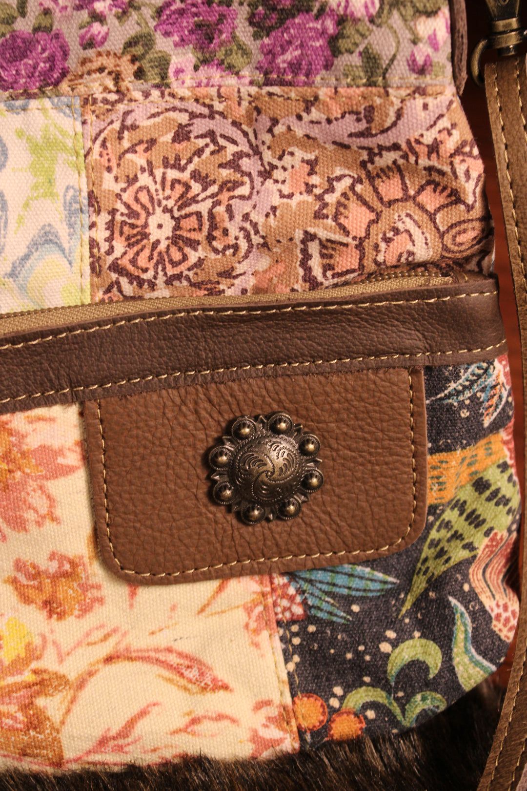 La Fleur Patchwork Tapestry Bag