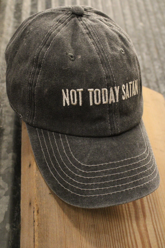 Not Today Satan Baseball Cap