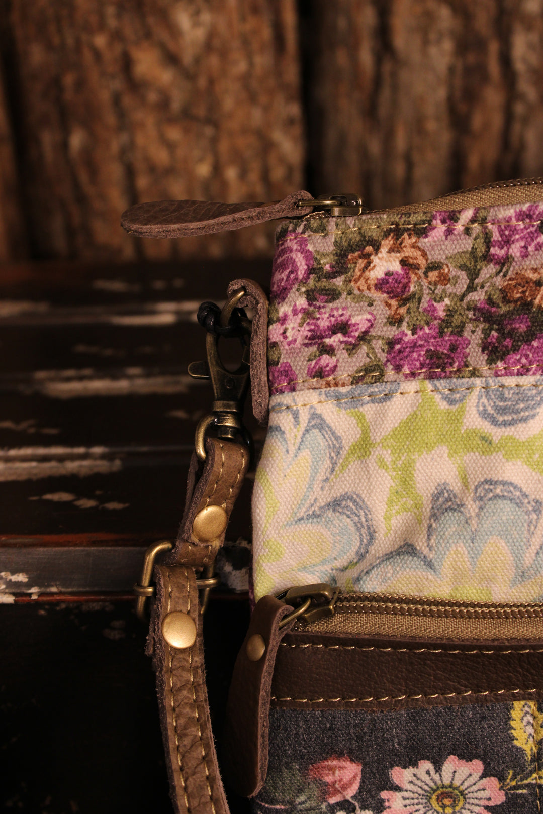La Fleur Patchwork Tapestry Bag