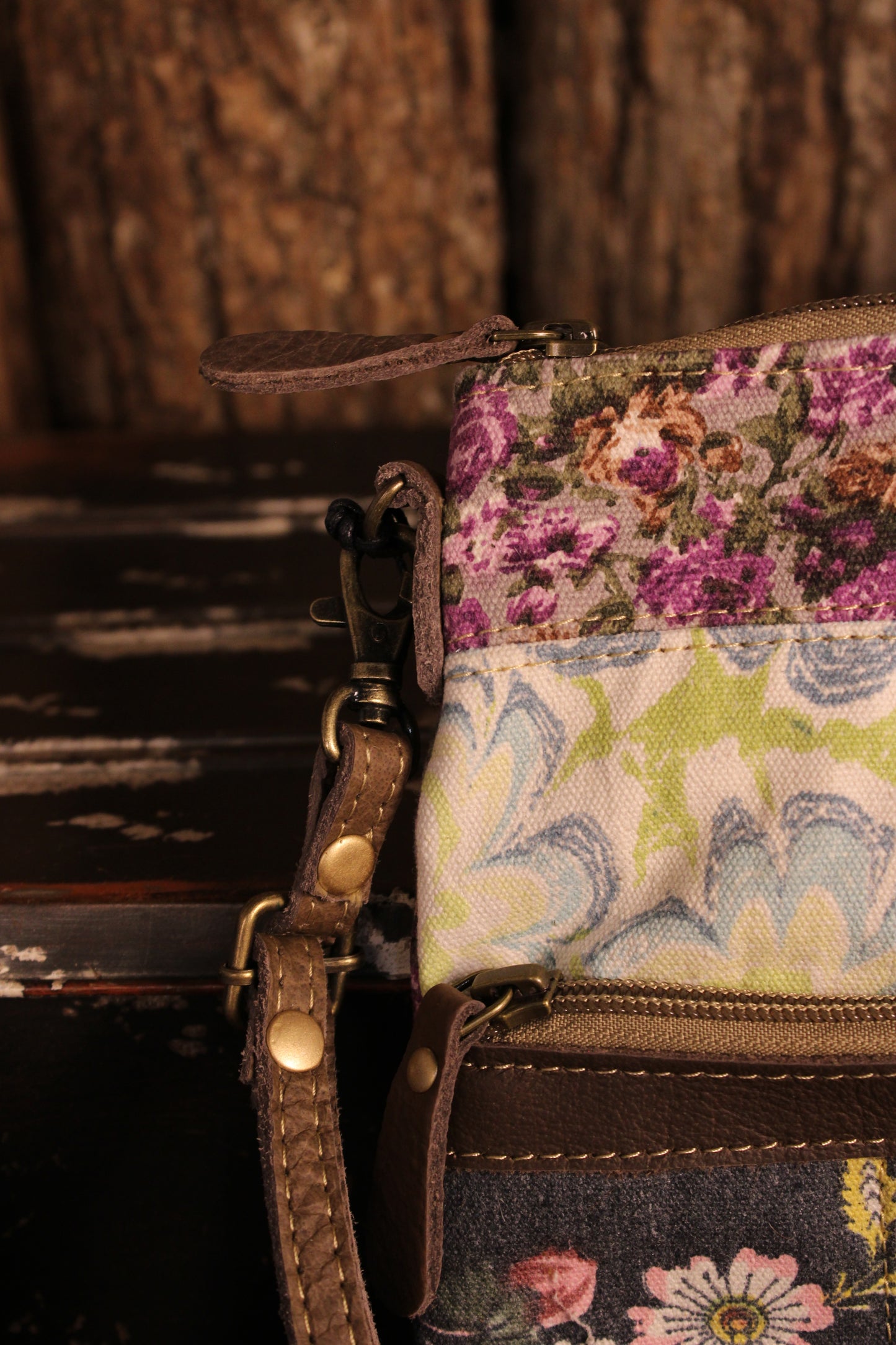 La Fleur Patchwork Tapestry Bag