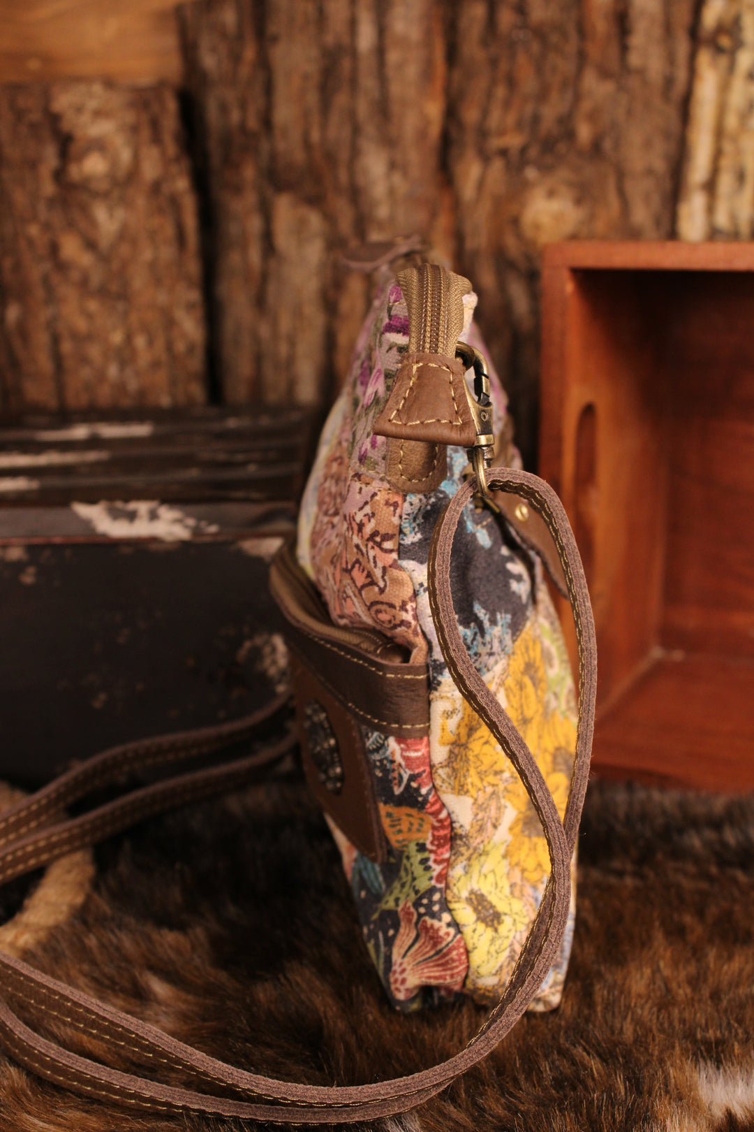 La Fleur Patchwork Tapestry Bag