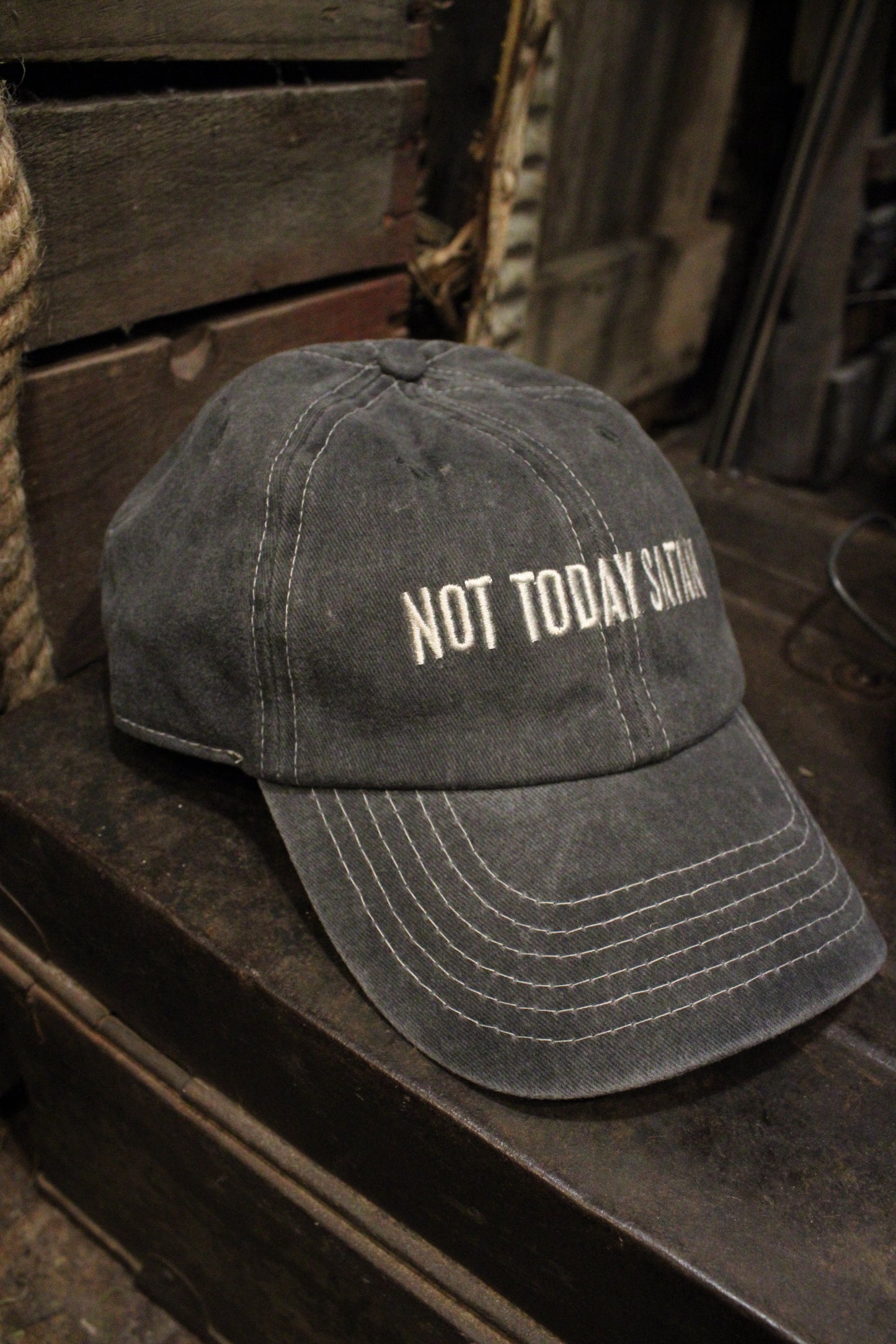 Not Today Satan Baseball Cap