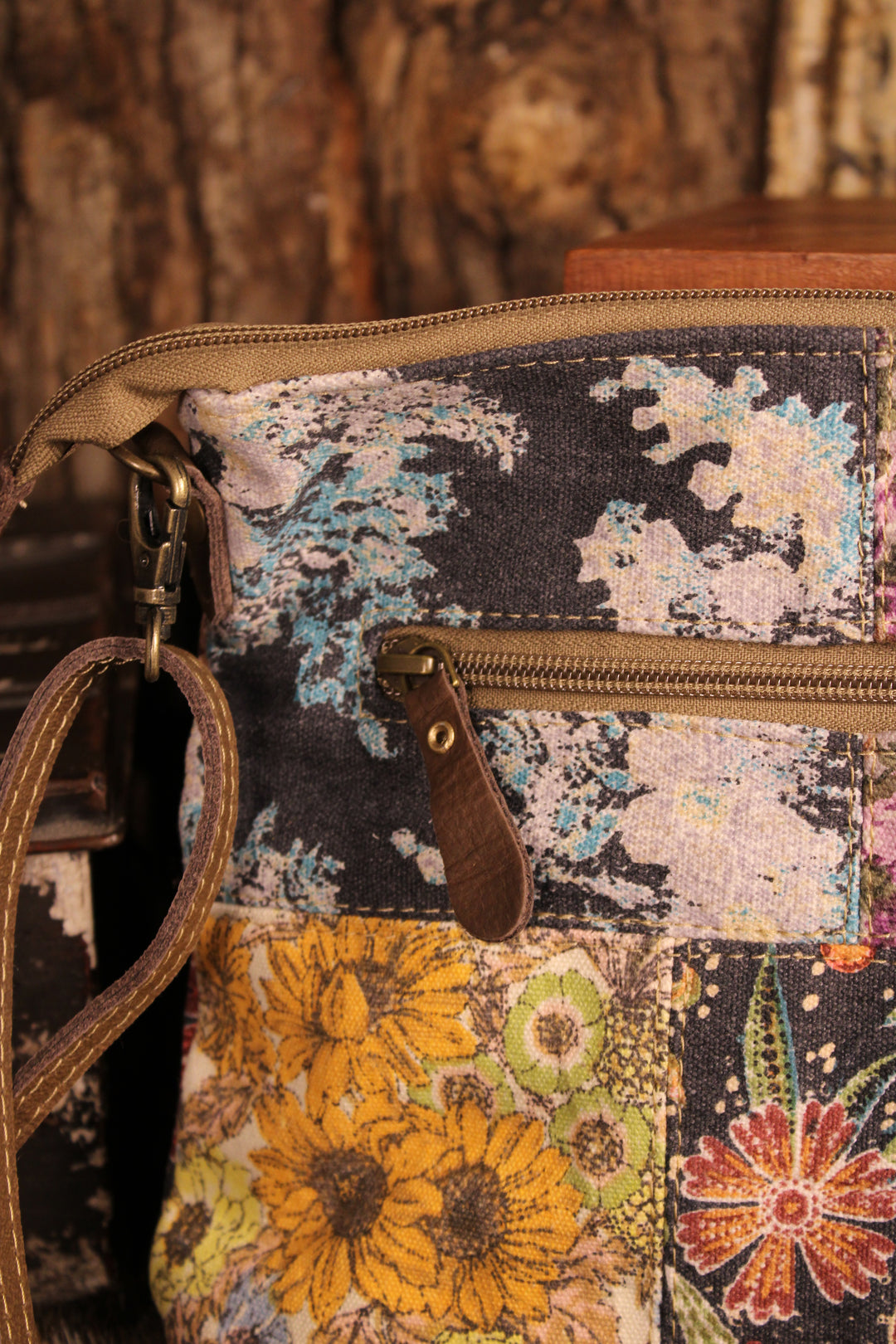 La Fleur Patchwork Tapestry Bag