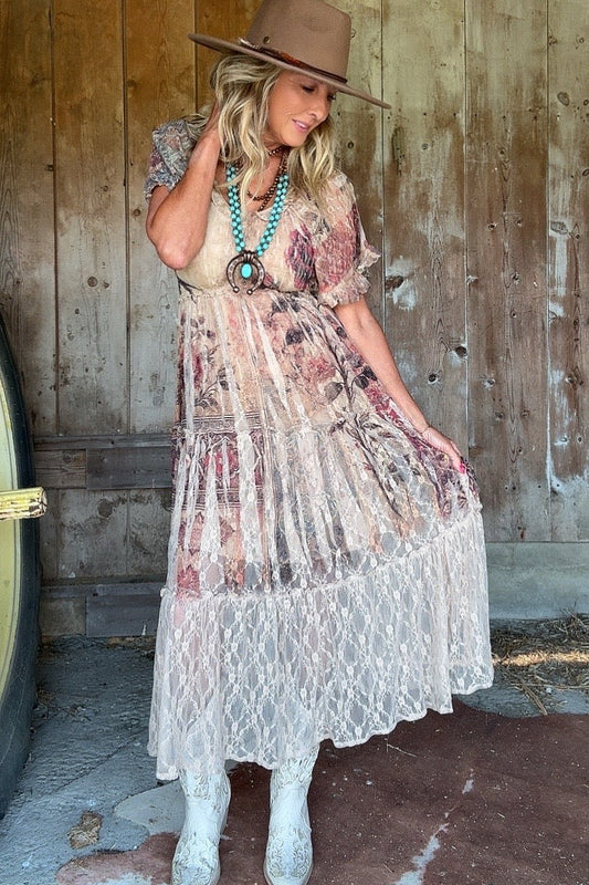 fancy maxi dresses LoveShackFancy Maralee Dress in PINK line dry Model is 59 wearing a size XS Maxi Dresses Farm Girls