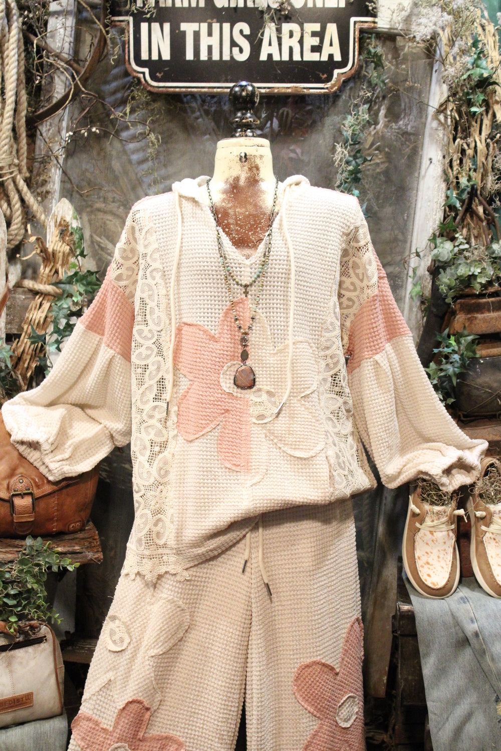 Lacy Lucy Thermal Knit Casual
