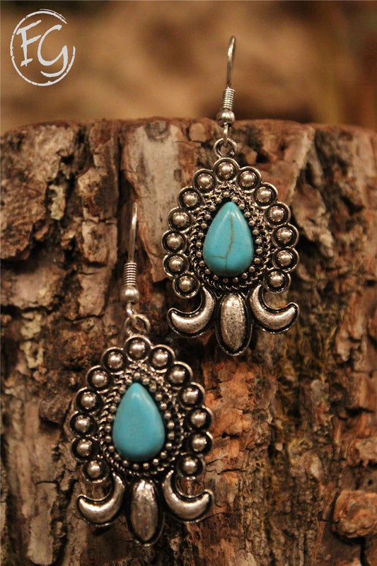 earrings, farm girls fancy frills