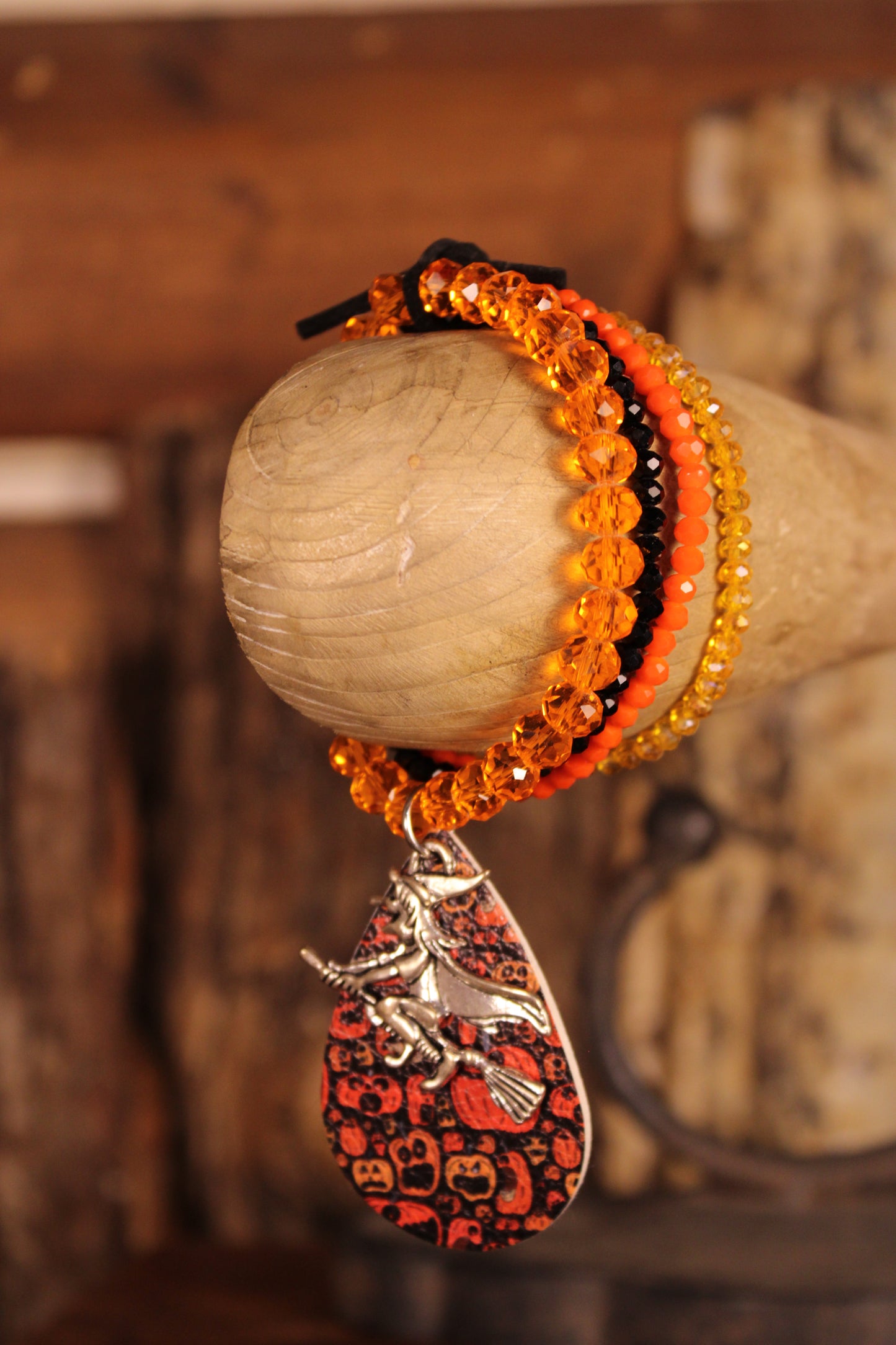 Spooktacular Witch Charm Bracelet