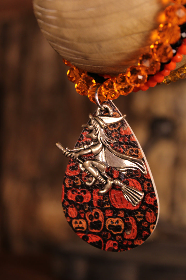 Spooktacular Witch Charm Bracelet