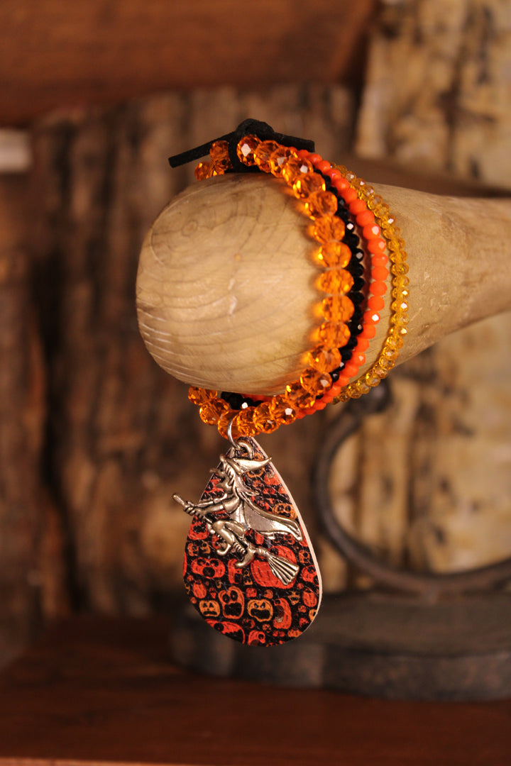 Spooktacular Witch Charm Bracelet