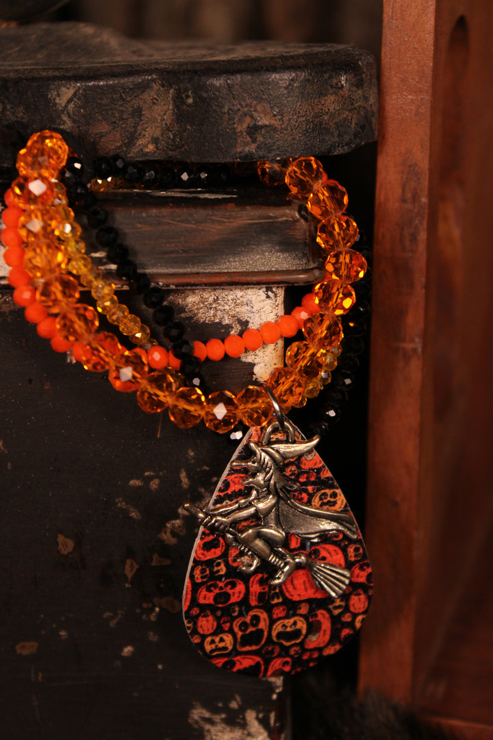 Spooktacular Witch Charm Bracelet