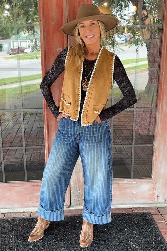 Cheyenne Soft Brown Vest
