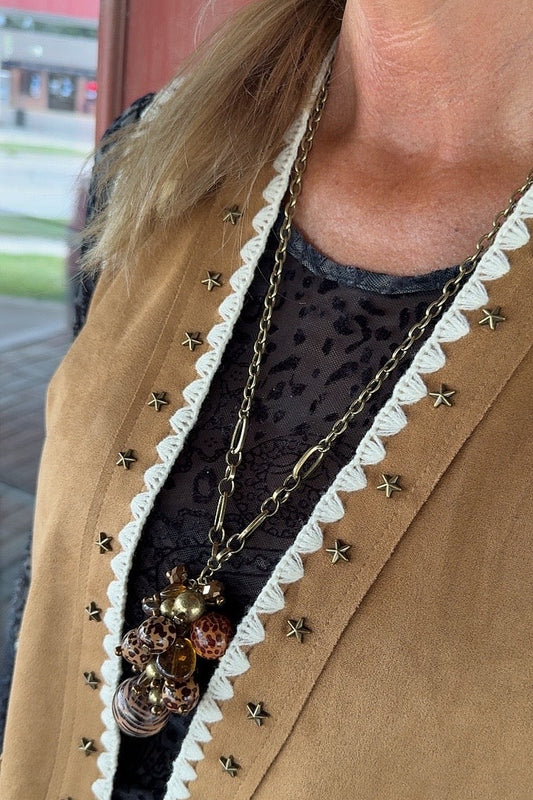Wildside Bead Cluster Necklace