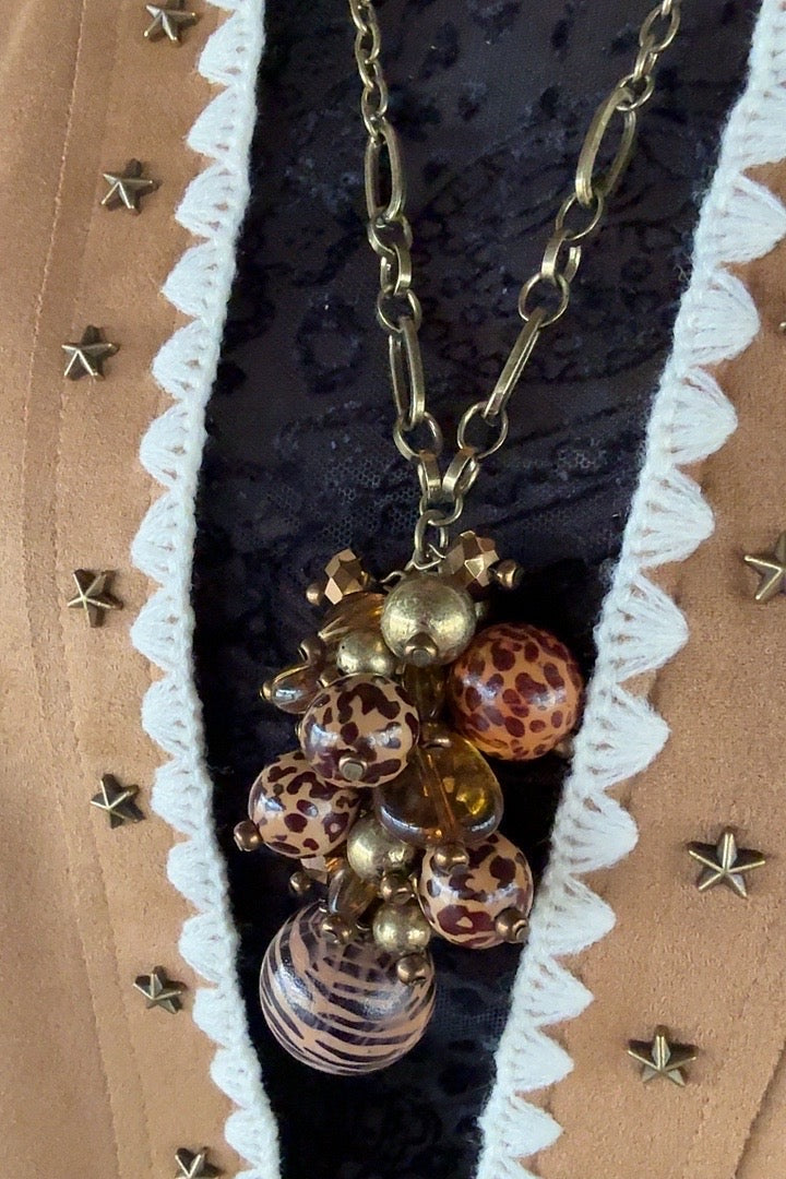 Wildside Bead Cluster Necklace