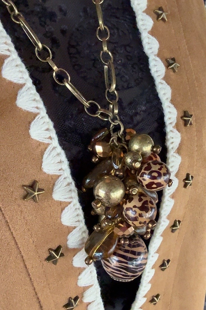 Wildside Bead Cluster Necklace