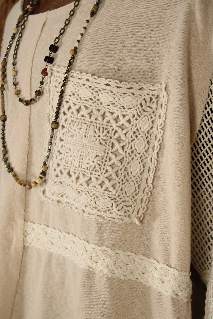 Coconut Cream Casual Blouse