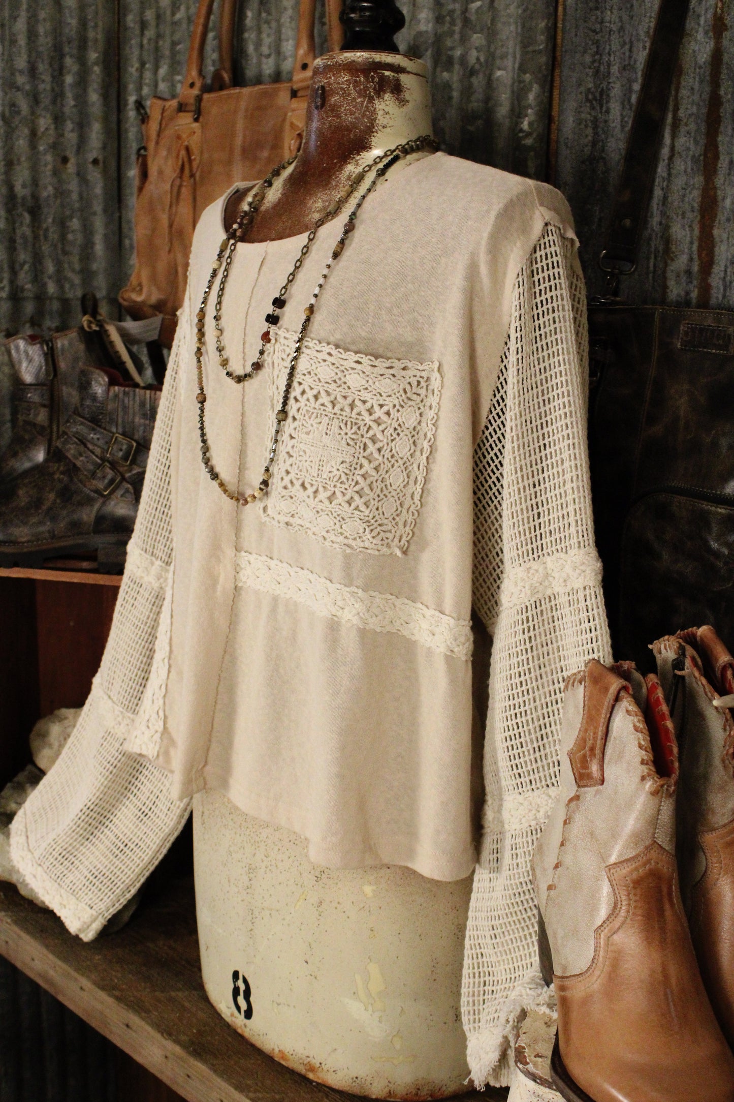 Coconut Cream Casual Blouse