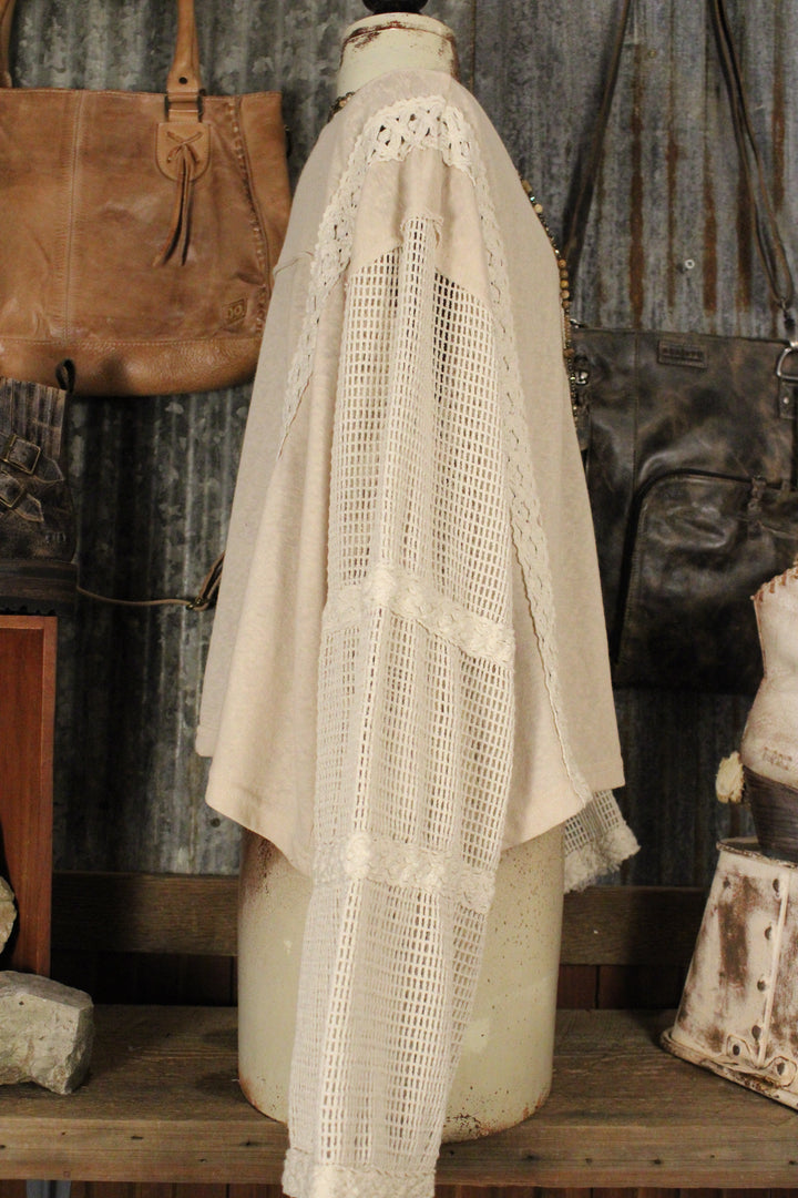 Coconut Cream Casual Blouse
