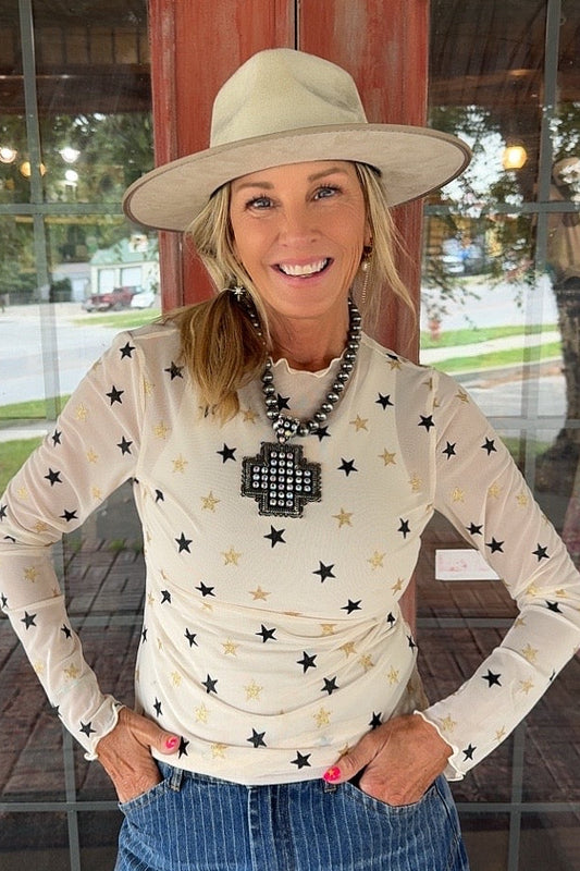 Stardust Dream Mesh Blouse