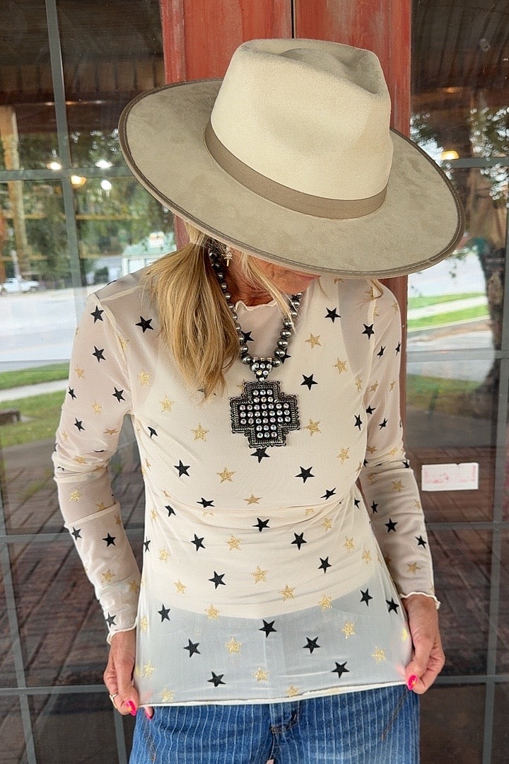 Stardust Dream Mesh Blouse
