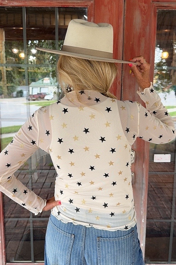 Stardust Dream Mesh Blouse