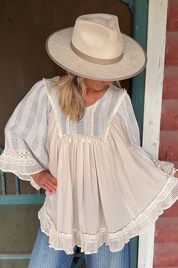 Desert Horizon Natural Blouse