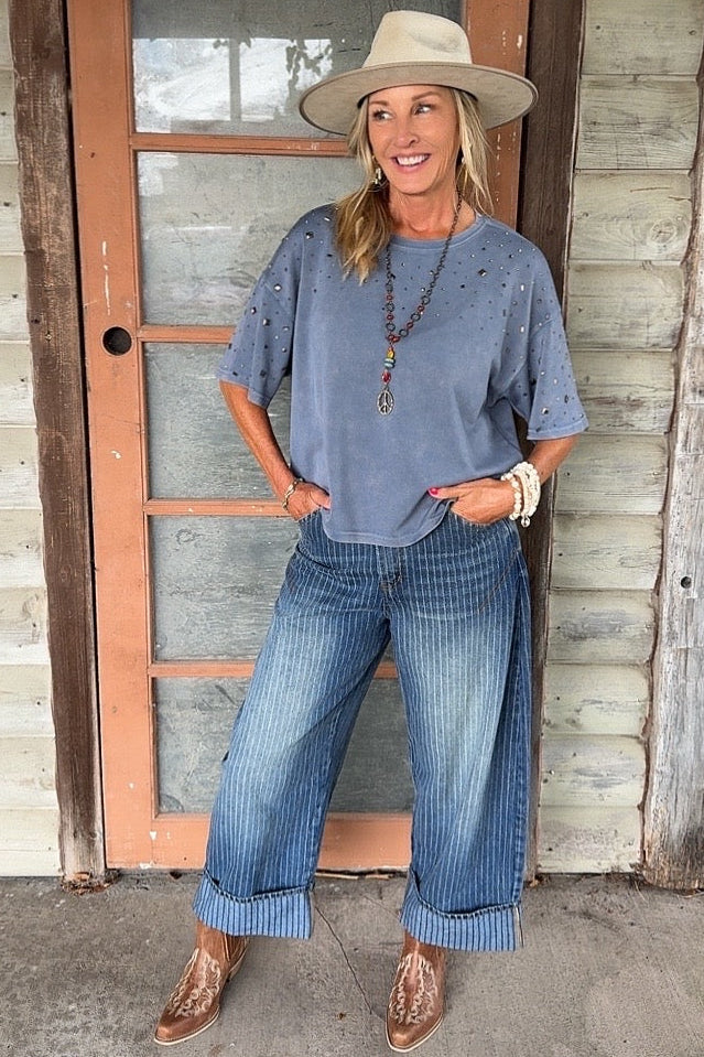 Starlight Indigo Top