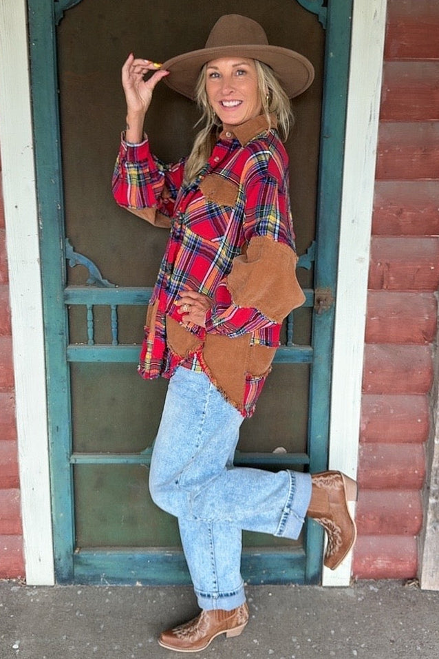 Chestnut Ridge Plaid Top