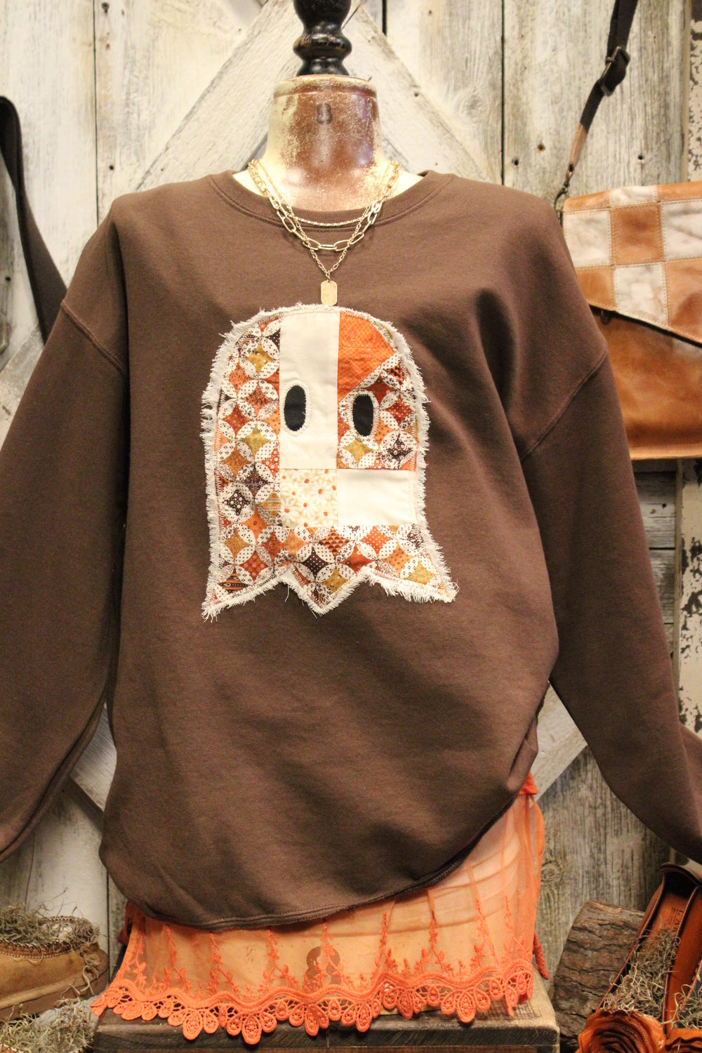 FGO Feeling Boo-hemian Vintage Quilt Sweatshirt