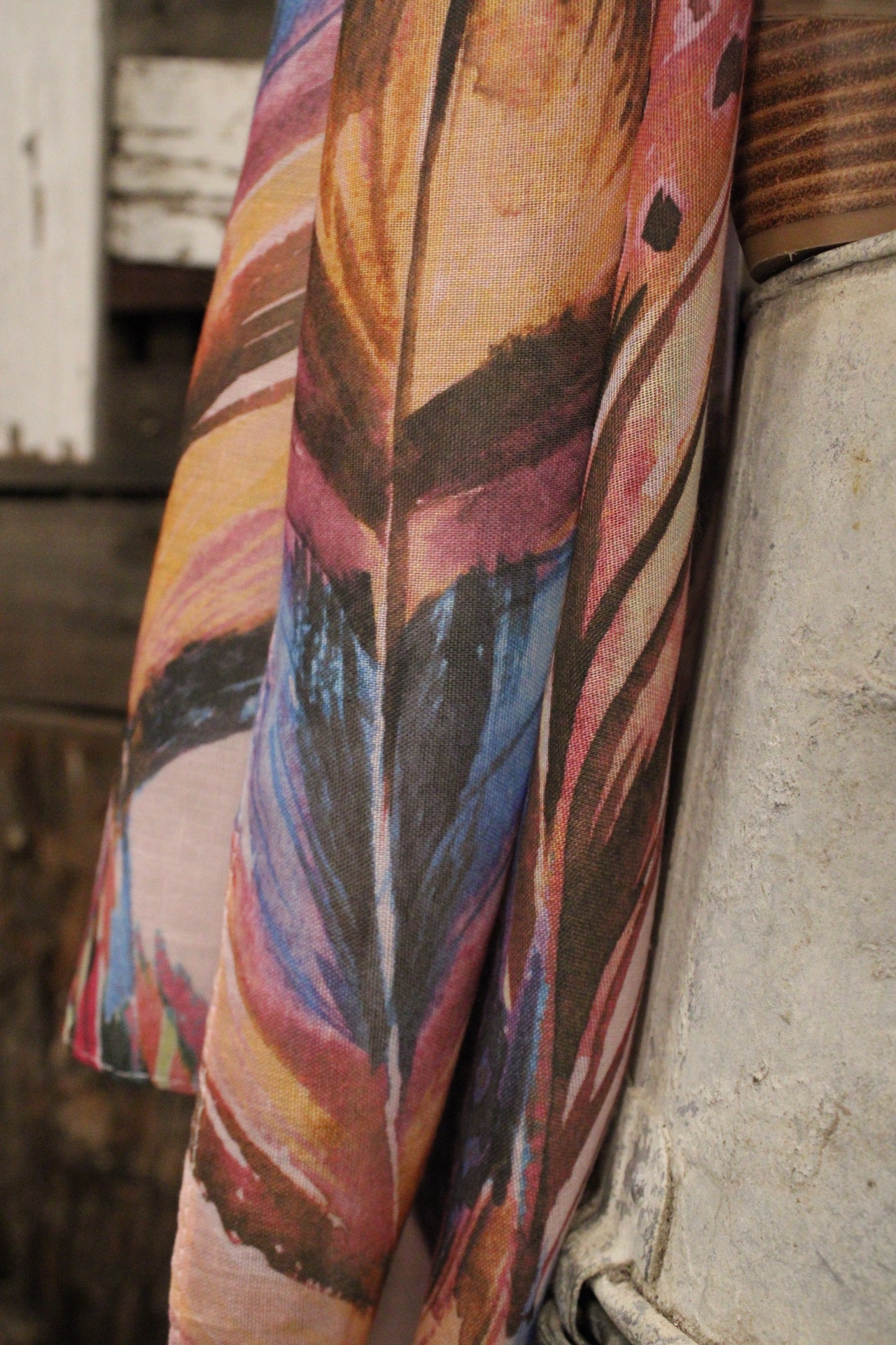 Pastel Plume Bliss Scarf