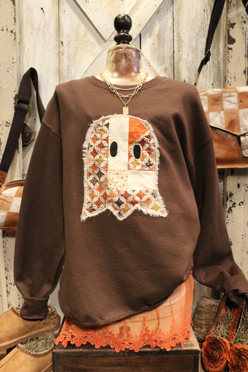 FGO Feeling Boo-hemian Vintage Quilt Sweatshirt
