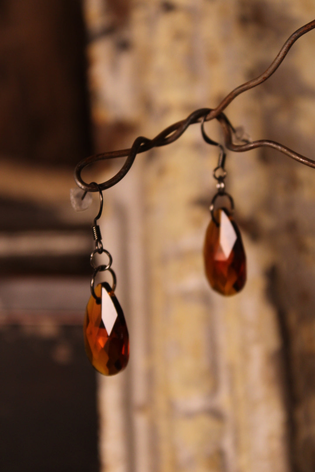 Ethereal Amber Earrings