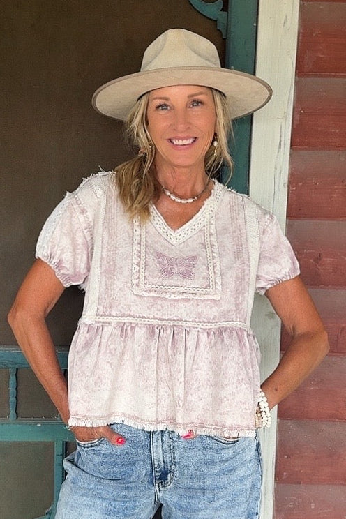 Sweetbriar Flutter Blouse