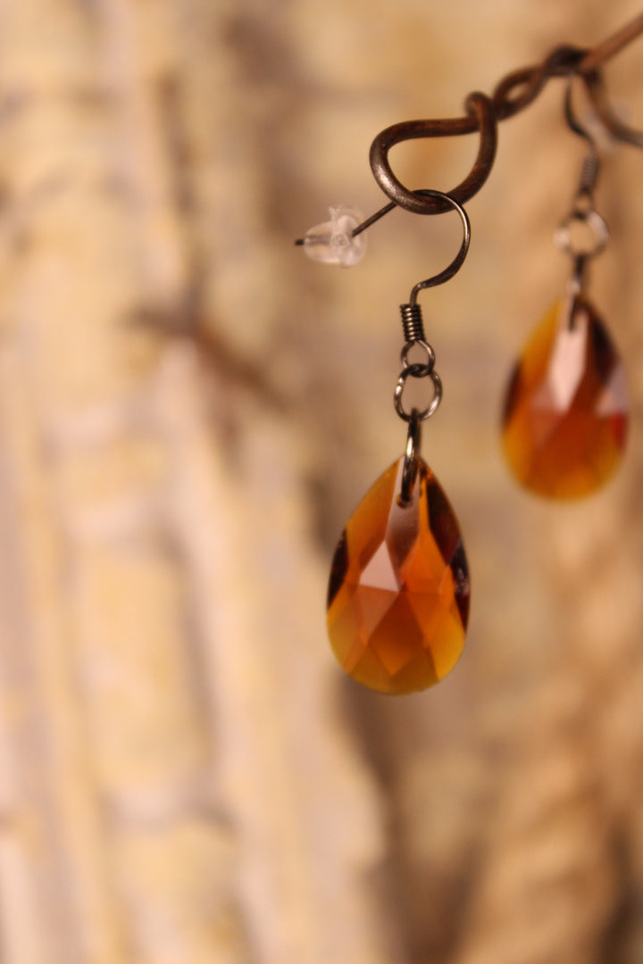 Ethereal Amber Earrings