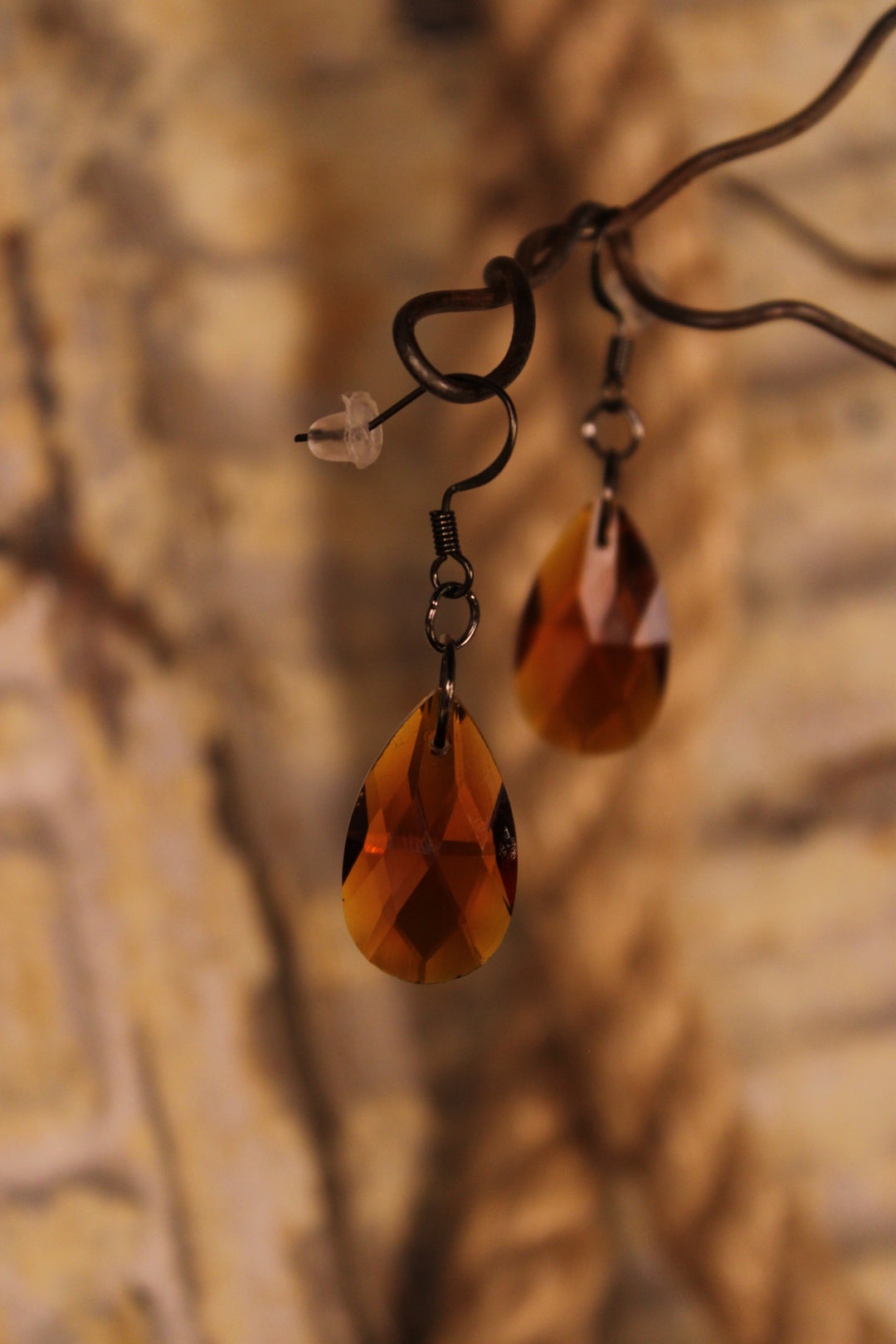 Ethereal Amber Earrings