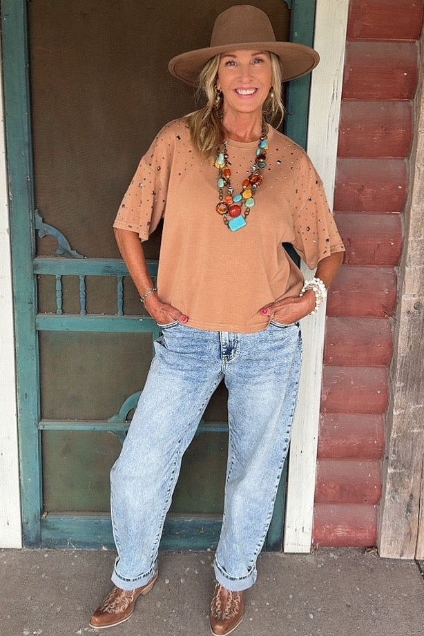 Starlight Mocha Beige Top