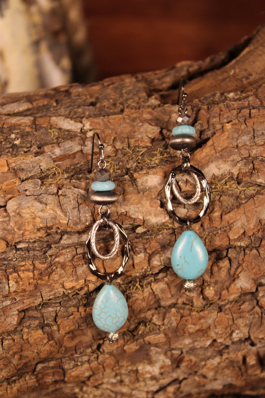 Lost & Found Turquoise Dangles
