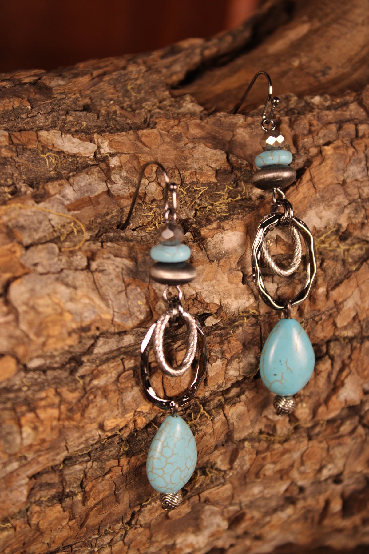 Lost & Found Turquoise Dangles