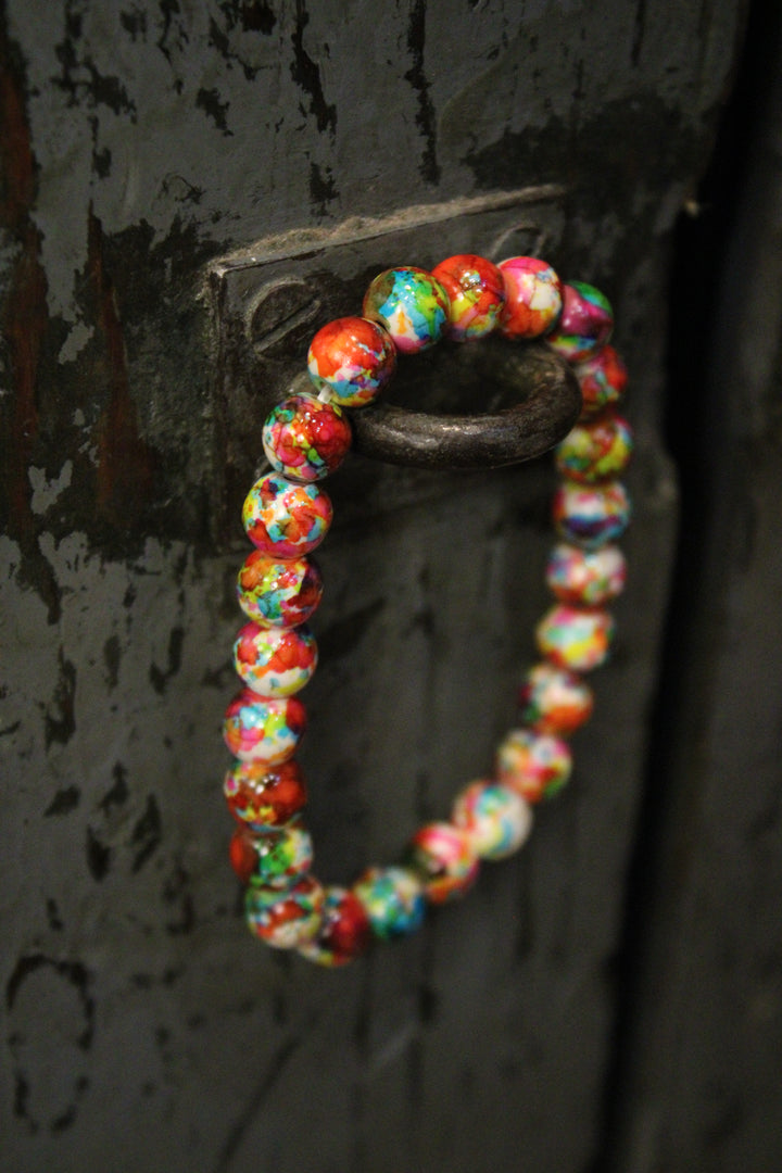 Rainbow Beaded Bracelet