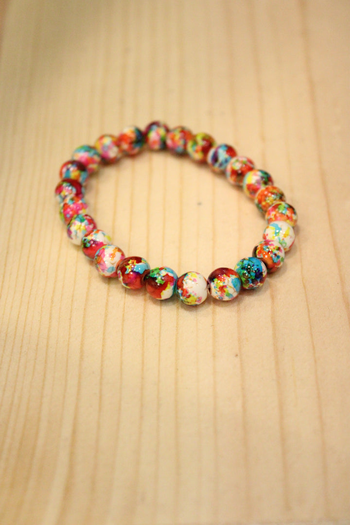 Rainbow Beaded Bracelet