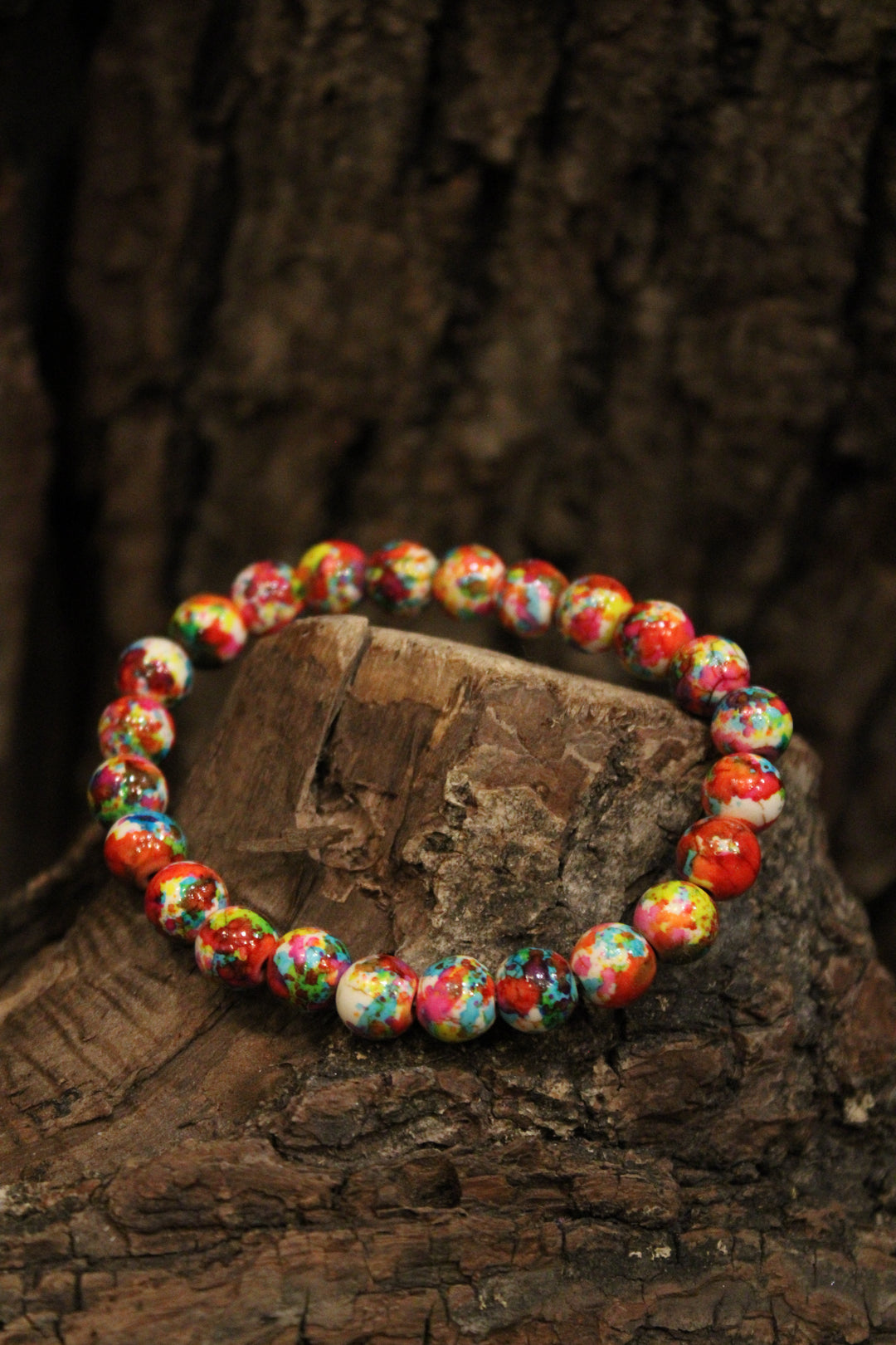 Rainbow Beaded Bracelet