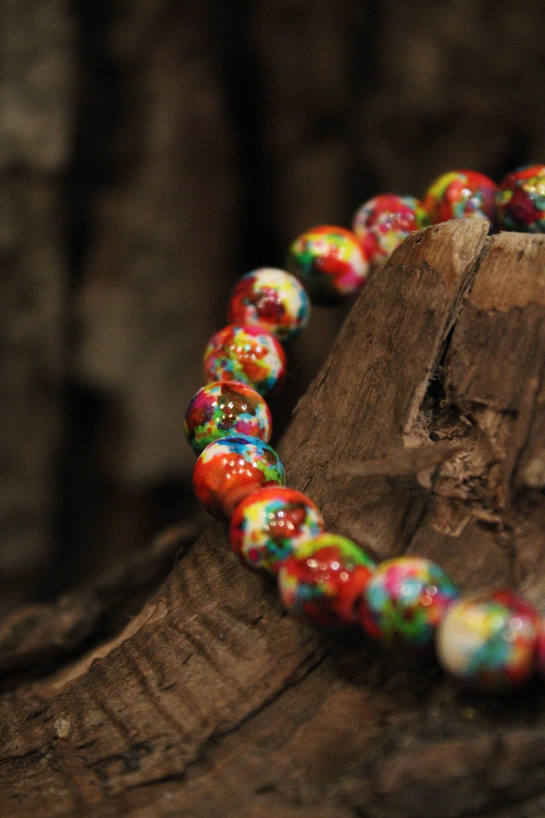 Rainbow Beaded Bracelet