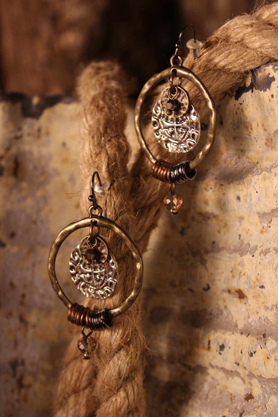 Antique Whirlwind Earrings