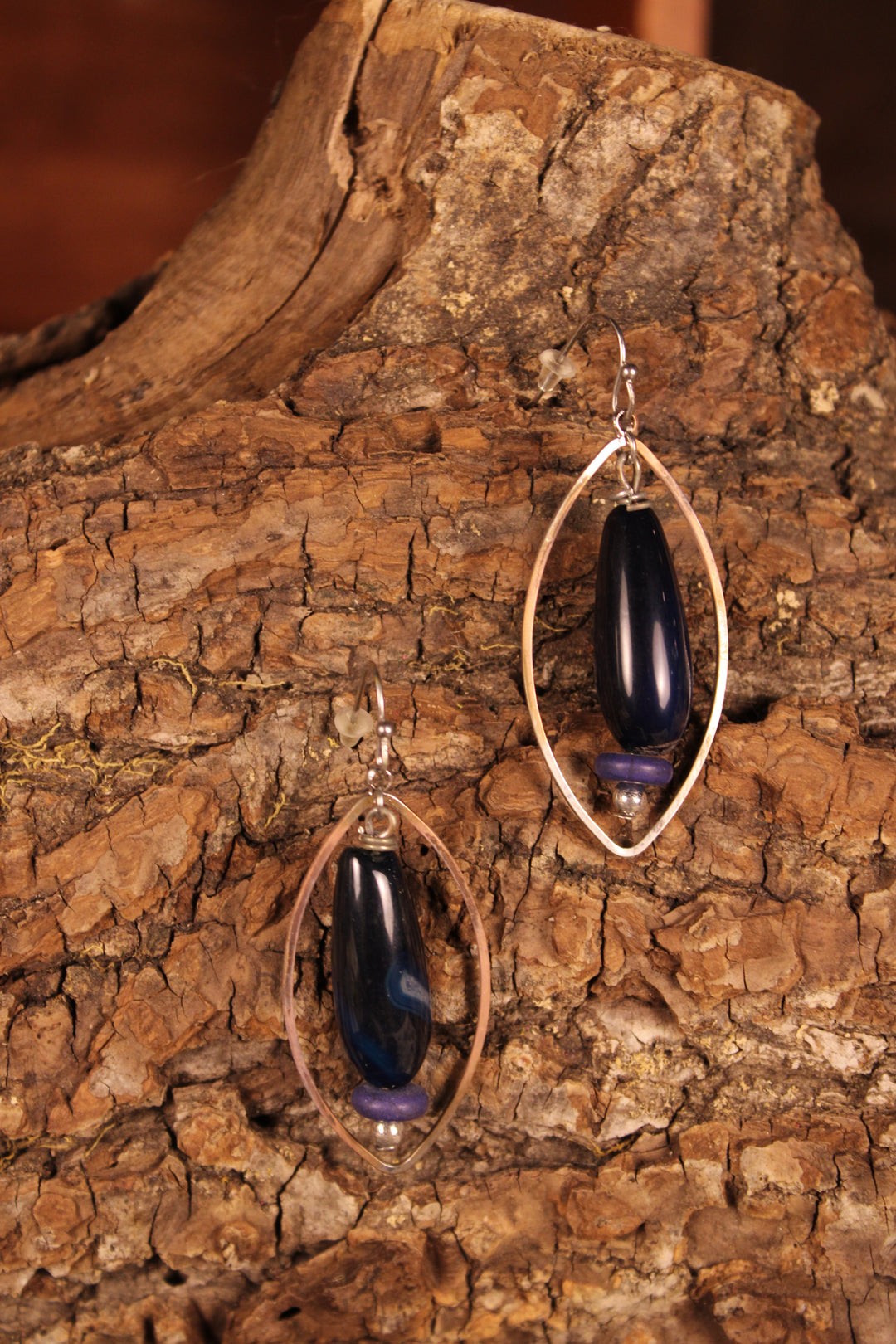 Deep Water Marquise Earrings