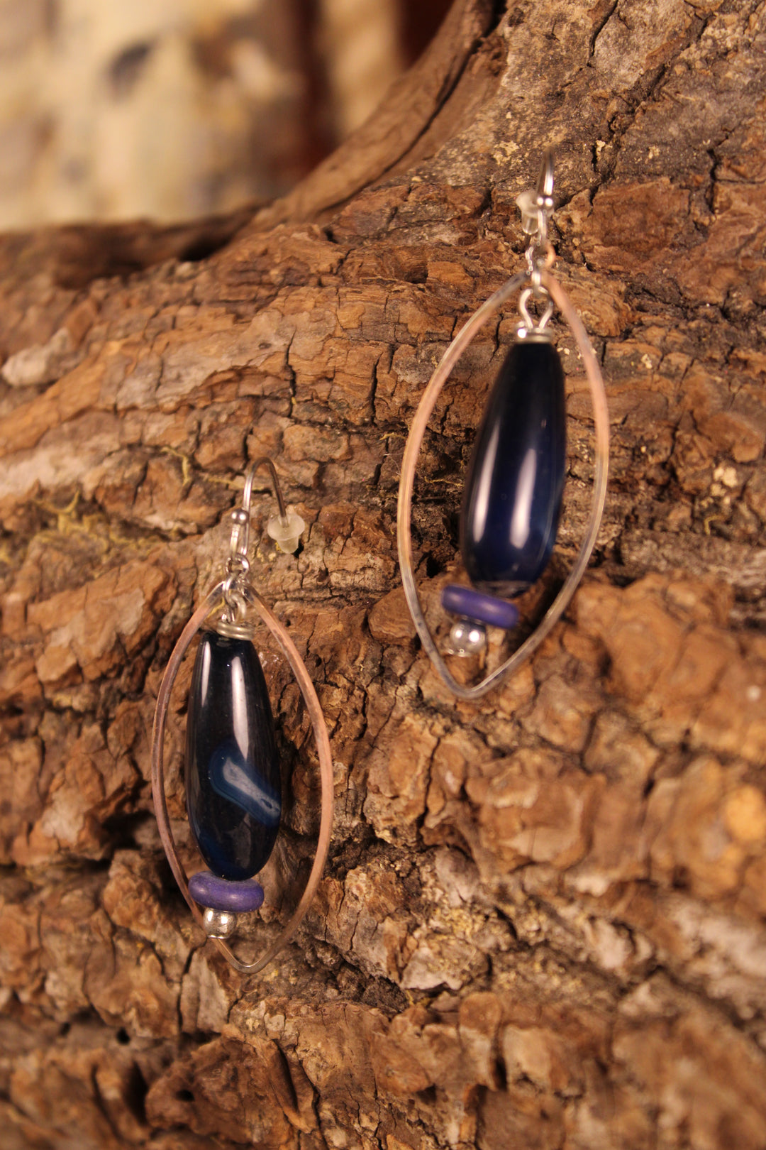 Deep Water Marquise Earrings