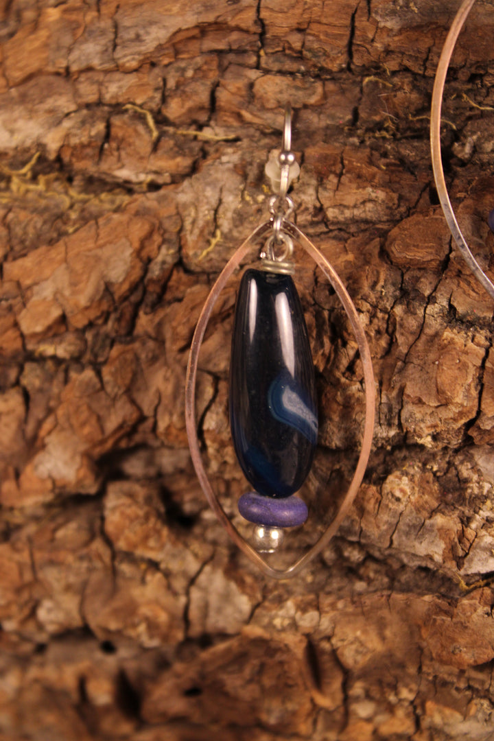Deep Water Marquise Earrings