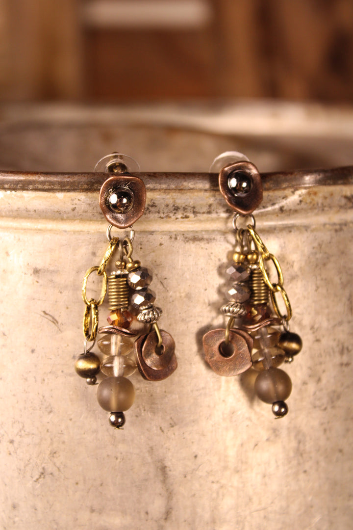 Mosaic Metalwork Dangles