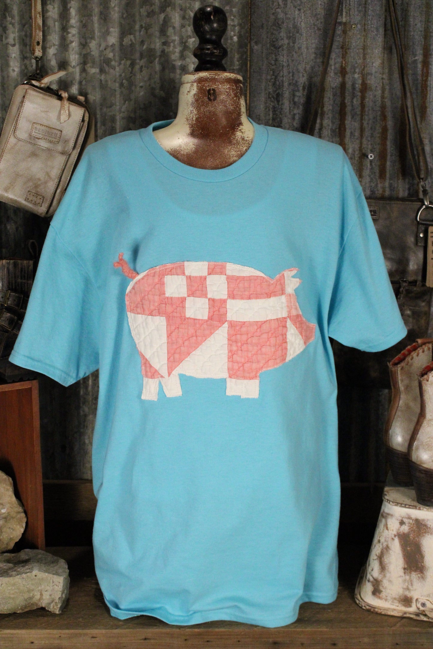 FGO Patchy Piggy Quilt T-Shirt