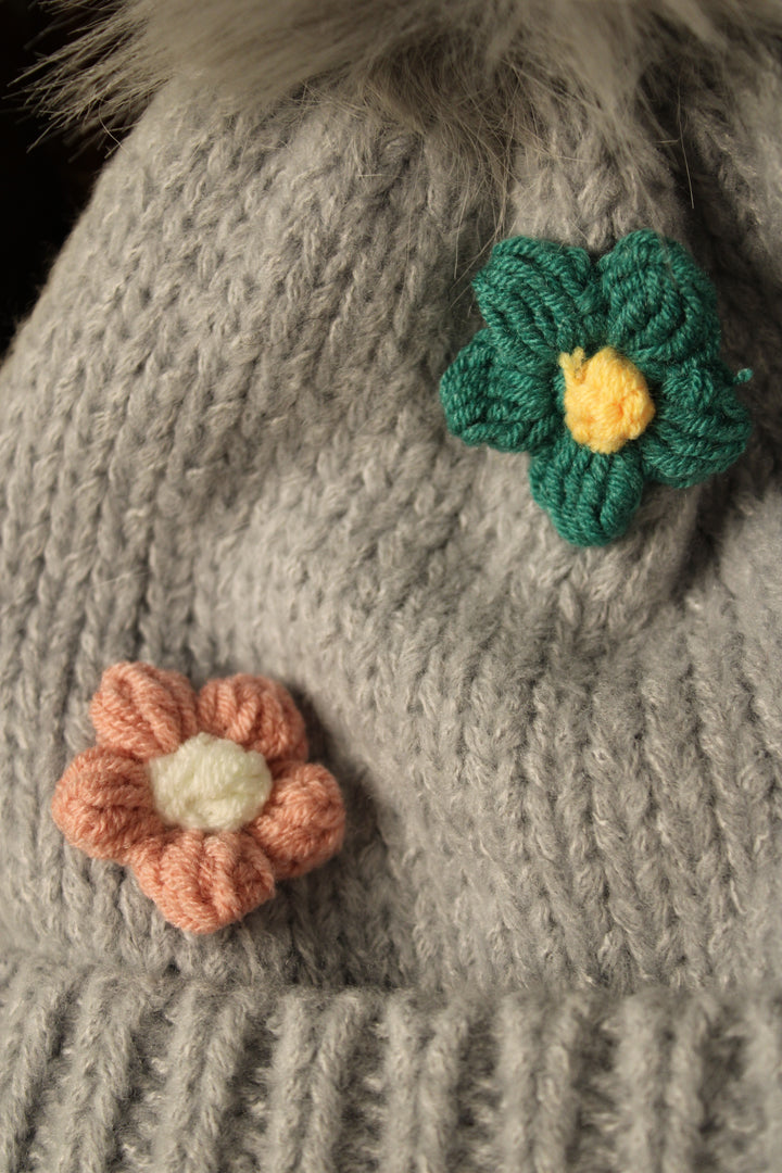 Winter Blossom Beanie